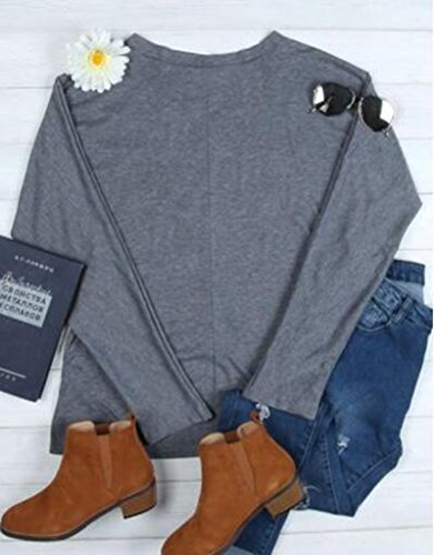 Faith Over Fear Women Long Sleeve V Neck