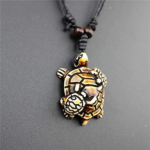 5pcs Sea Turtles Tortoises Handmade Resin Rope Necklaces