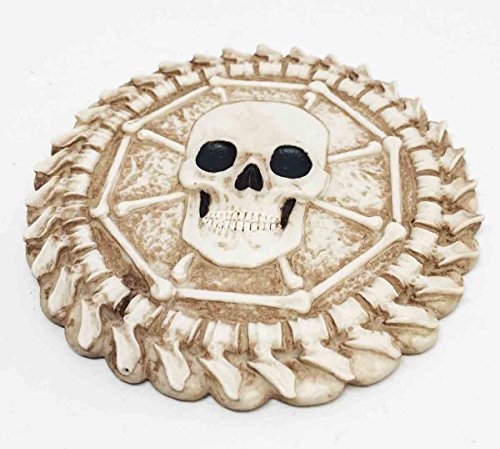 SKULL DRINK COASTER SET WITH 6 SKELETON COASTERS