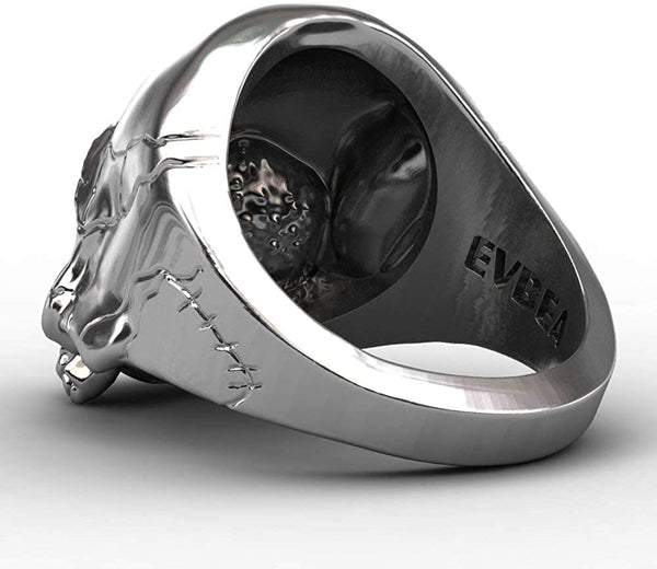 Men Death Rock Skull Ring