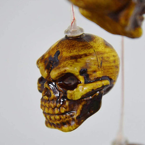 Skull Solar Wind Chime Light
