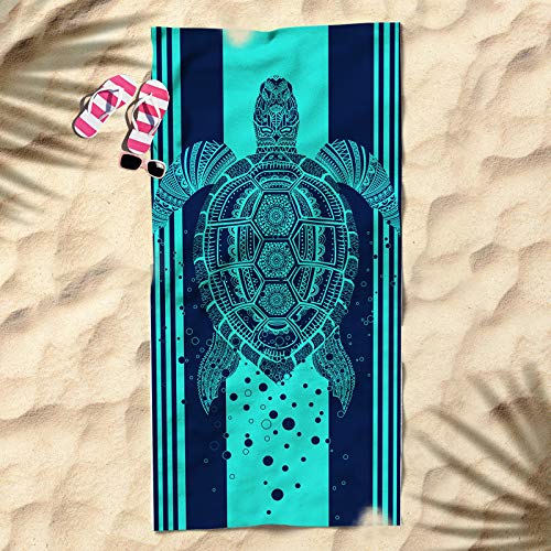 Sea Turtle Microfiber Towel 31" x 60"