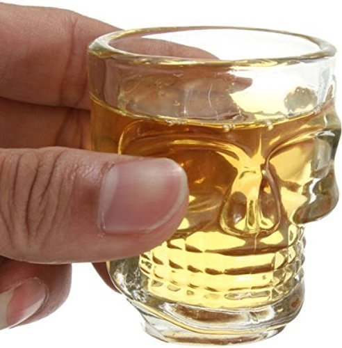 Set of 6 Skull Face Shot Glasses