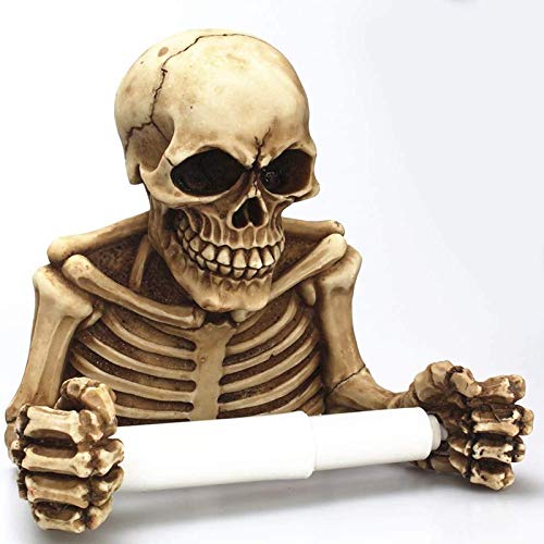 Skull Toilet Paper Holder