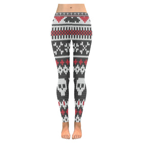 Ugly Christmas Skull Leggings