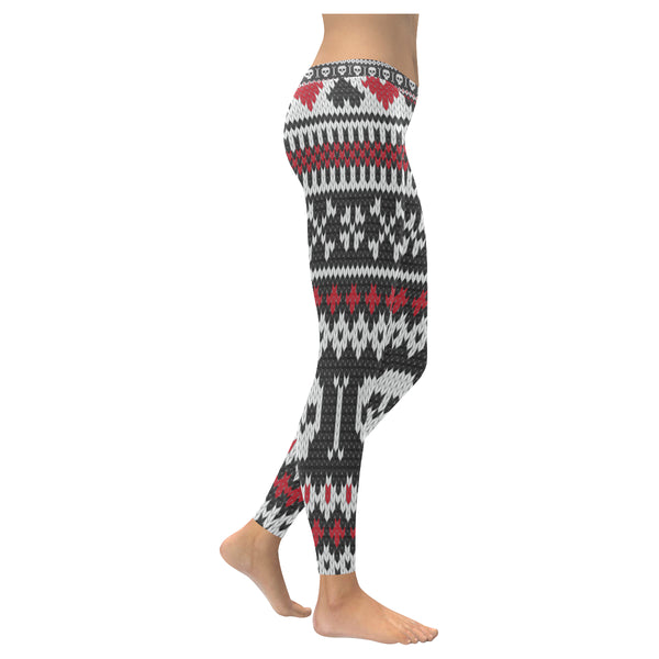 Ugly Christmas Skull Leggings
