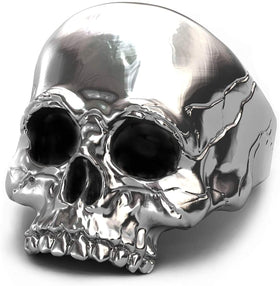 Men Death Rock Skull Ring