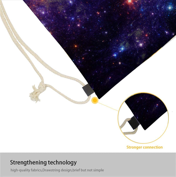 Sea Turtle Teal Drawstring Backpack