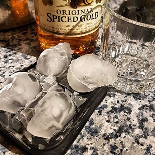 3D Skull Ice Mold-2Pack