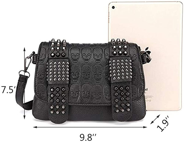 Gothic Skull Shoulder Bag