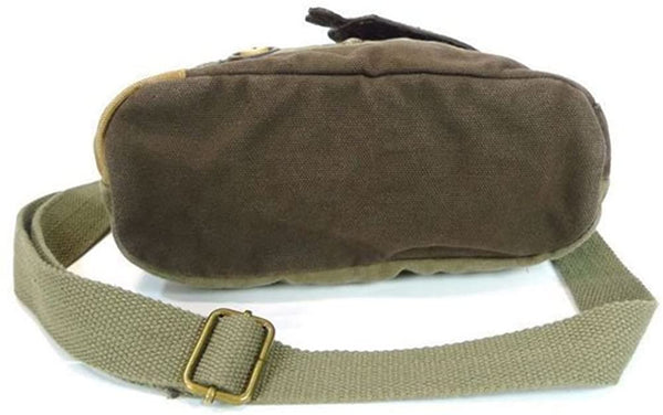 Turtle Cross-Body Canvas Messenger Bag