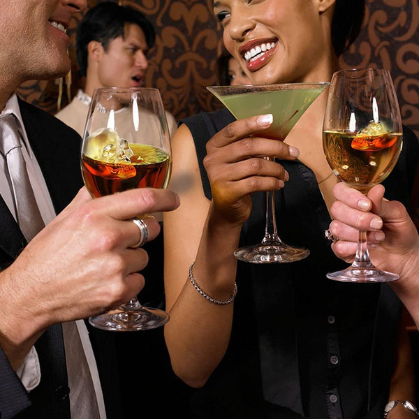 Pack of 2 BPA Free Flexible Silicone Skull Ice Mold Trays