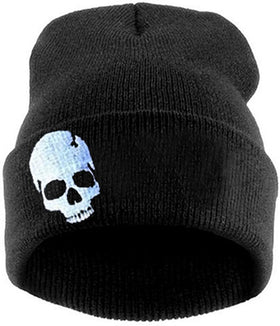 Skull Wool Cap Knitting Hat