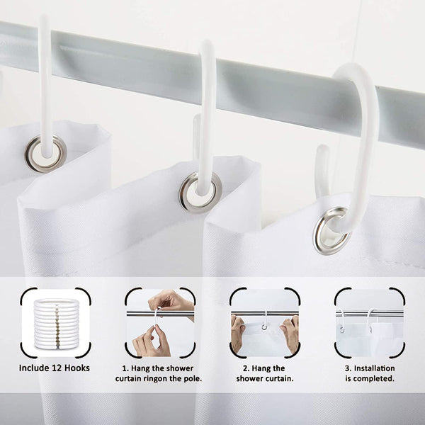 Skull Floral Shower Curtain