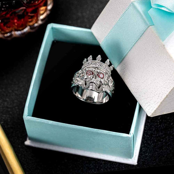Skull King Ring For Men