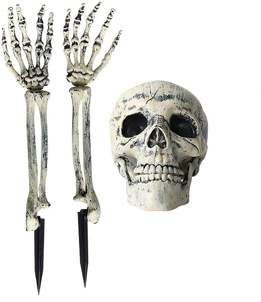 3 Pcs Skeleton Set Yard Lawn Décor