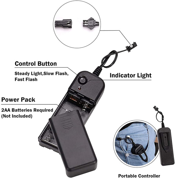 Skull Purge LED Light Up Mask