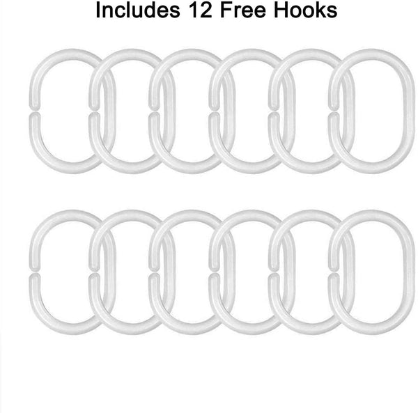 Watercolor Sea Turtle Shower Curtain with 12 Hooks, 70x70in