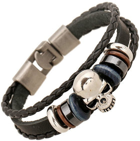 Skull Handmade Braided Rope Bracelet
