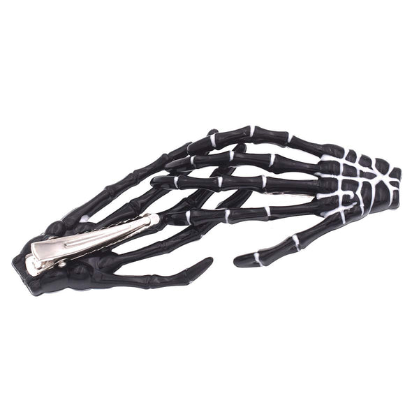5Pcs Gothic Style Skull Hair Claws Clips