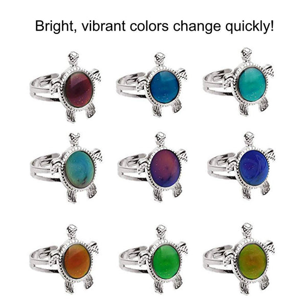 Sea Turtle Color Changing Adjustable Ring