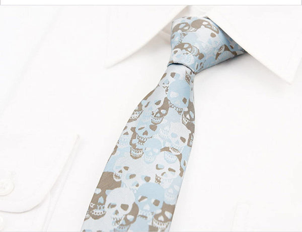 3PCS Skull Necktie