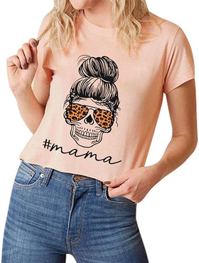 Skull Mom Life Shirt