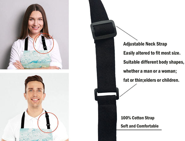 Sea Turtle Water Color Apron