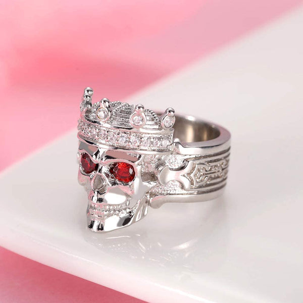 Skull King Ring For Men