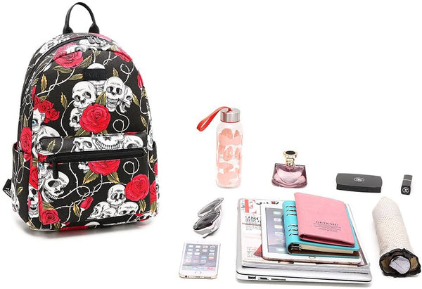 Skull Rose Backpack