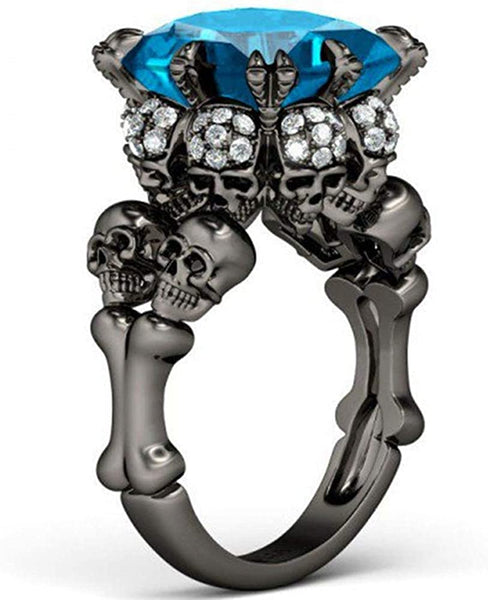 Women Skull Gothic Ring