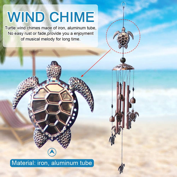 Sea Turtle Wind Chime Decor