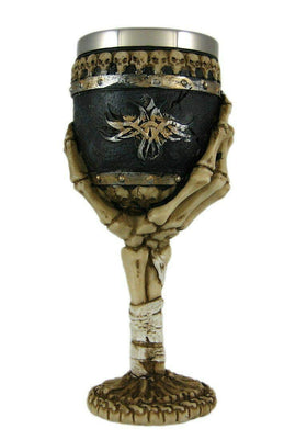 Skeletal Wine Goblet Bones 8 inch