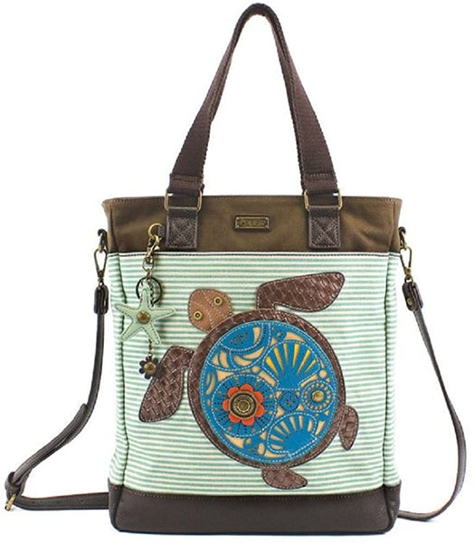 Turtle Striped Work Tote