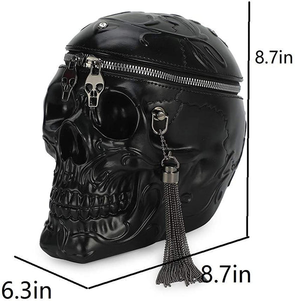 Skull Head Gothic Crossbody Bag