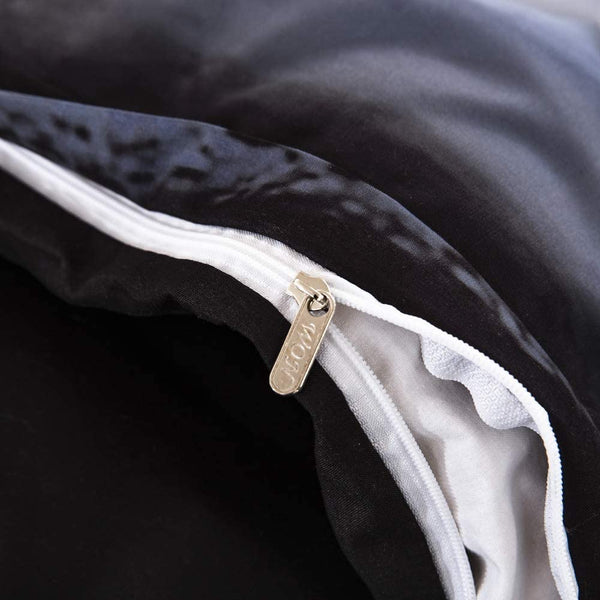 Skull Duvet Cover Ride or Die, 3 Pieces(1 Duvet Cover +2 Pillowcases)