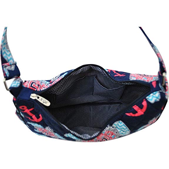 Sea Turtle Quilted Cotton Shoulder Bag