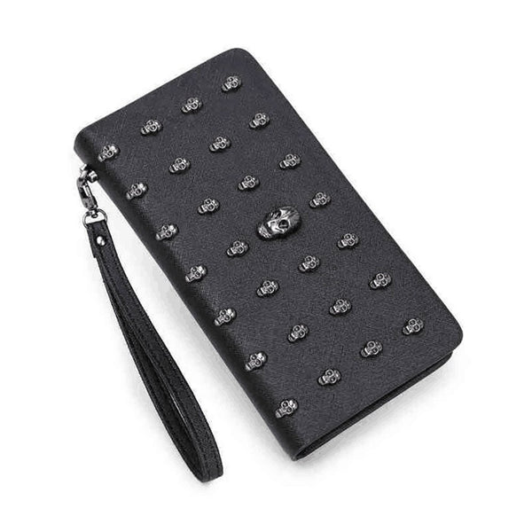 Skull Pattern Women Clutch Wallet