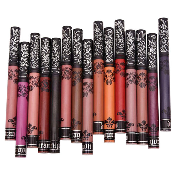 15 Colors Waterproof Long Lasting Durable Matte Liquid Lipstick Makeup Set