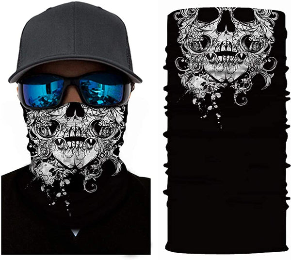 4 Pack Multifunctional Skull Face Mask