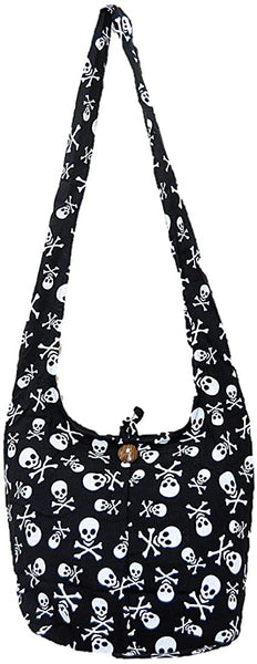 Skull Sling Crossbody Shoulder Bag