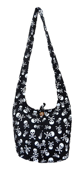 Skull Sling Crossbody Shoulder Bag