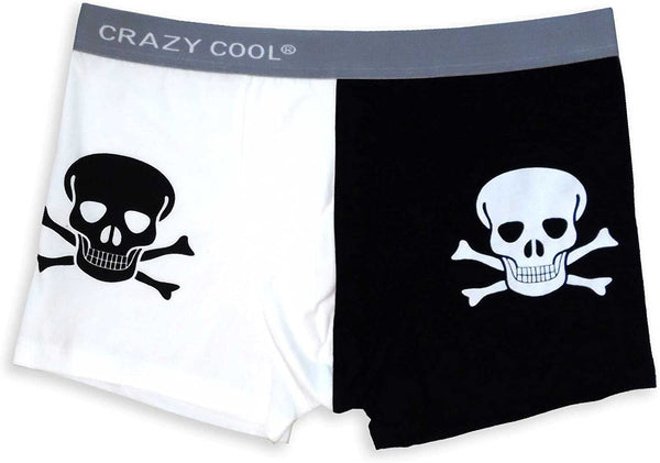 Skull Boxer Briefs Underwear for Men 3-Pack