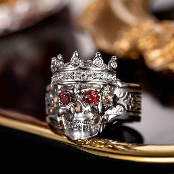 Skull King Ring For Men