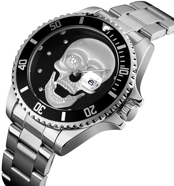 Men Skull Luminous Watch