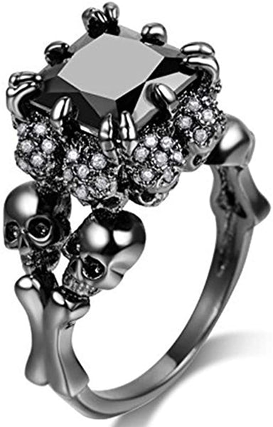 Women Skull Gothic Ring