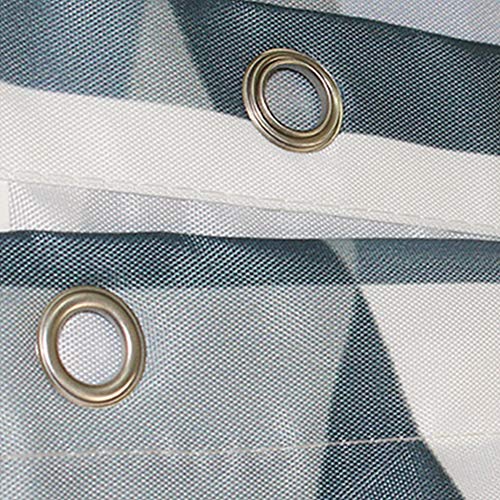 Blue Ocean Sea Turtle Shower Curtain Set with Hooks 71X71Inches