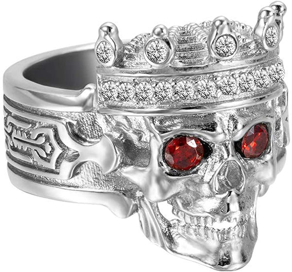 Skull King Ring For Men