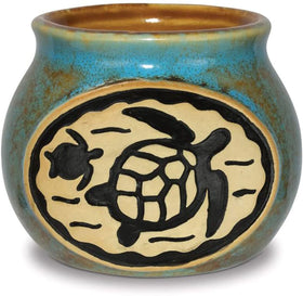 Sea Turtle Bean Pot Shot - Coffee Espresso, Tea, Housewarming, 2.5 oz.