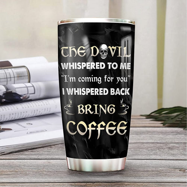 20oz Skull Lovers Skull Inspiration Tumbler Cup With Lid